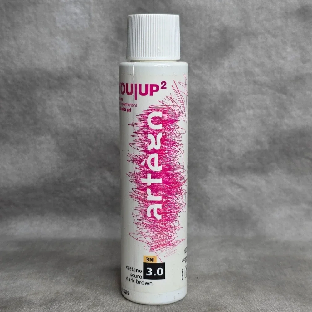 Artego You UP2 Semi-Permanent‎ Hair Color Gel 3.0 Dark Brown 3.4 oz/100 ml